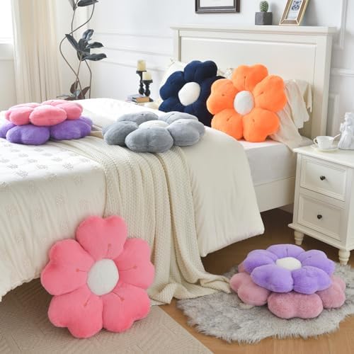Flower Pillow, Cute Daisy Decorative Throw Pillows, 15 Inches - Image 6