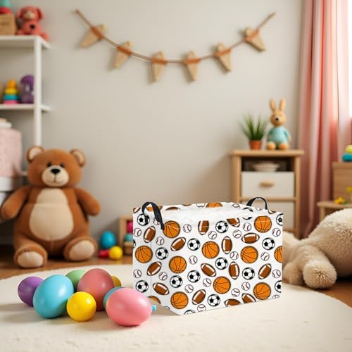 Rectangular Easter Basket Baby Girl Basket Fabric Storage Bin Organizer Box - Image 5