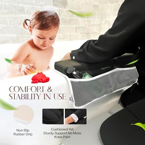 Comfortable Baby Bath Kneeler and Elbow Rest Pad Set — Kneeling Pad - Image 5