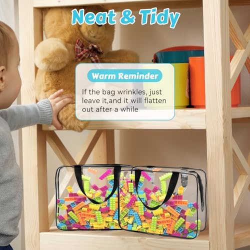 4 Pack Toy Storage Organizer Bags - Image 5