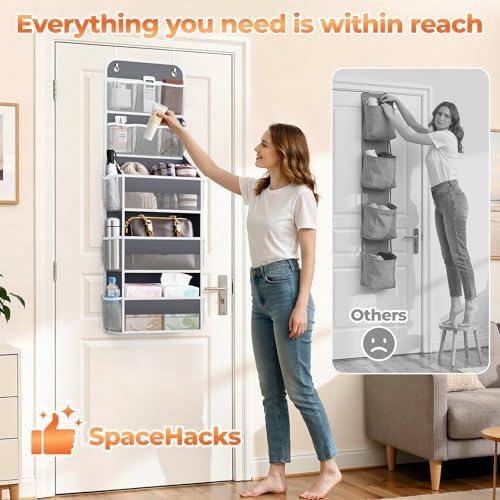 SpaceHacks 5-Tier Over the Door Organizer - Image 6