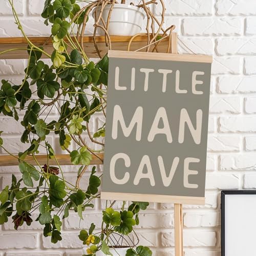 DNEULYR Little Man Cave Wall Art Poster, Baby Boy Nursery Decor, Nursery Wall - Image 4