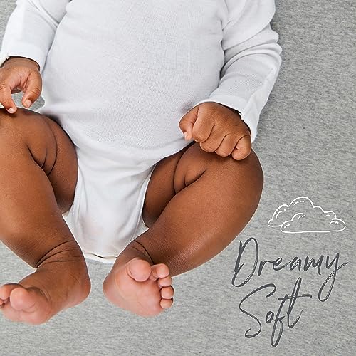 HonestBaby 2-Pack Organic Cotton Fitted Bassinet Sheet, One Size - Image 5
