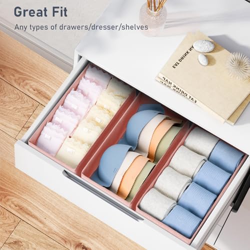 DIMJ Drawer Organizer Clothes - Image 4
