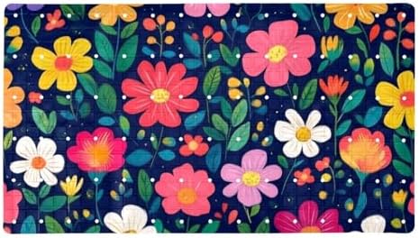 Shower Mat Non Slip, Cute Floral Anti Slip Bath Mat by Anna+Cowper