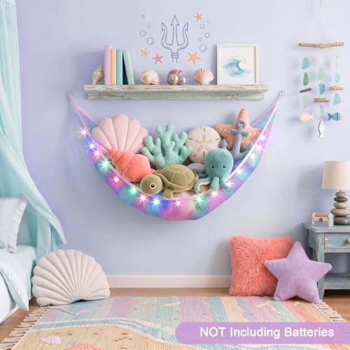 Stuffed Animals Hammock with Remote Control Toy Net Room Decor Storage - Image 4