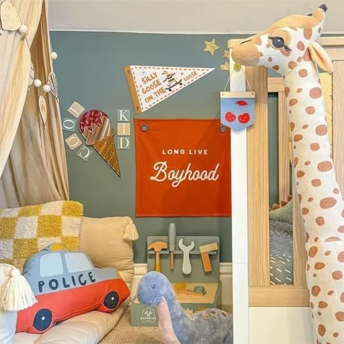 Goose Nursery Playroom Wall Decor Silly Gooses Pennant Banner Flags - Image 2