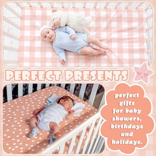 Peryiter 4 Pack Crib Sheets for Baby 52'' X 28" Yellow Daisy Crib Sheet - Image 4