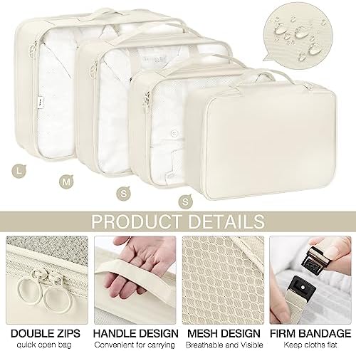 KPX 8 Set Packing Cubes for Travel, Luggage Packing Organizers Accessories - Image 3