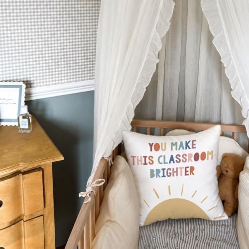Boho Classroom Homeschool Decor Pillow Cover 18x18 - Image 6
