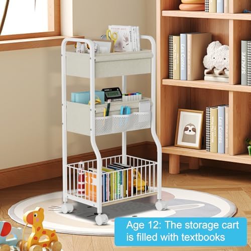 3-tier Baby Diaper Caddy Organizer and Storage Cart - Image 5