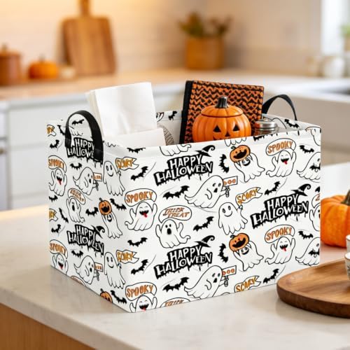 NTAO Gift Storage Basket Empty for Halloween, Storage Bin - Image 4