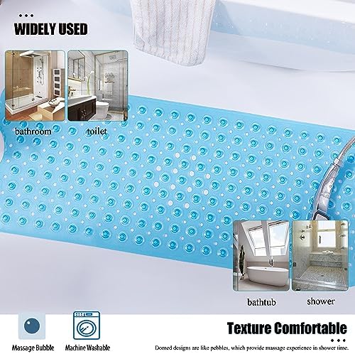 Non Slip Bathtub Shower Mat, Extra Long Bath Mat - Image 5