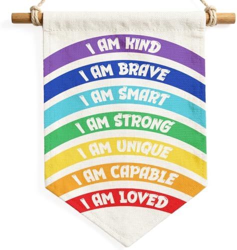 Positive Affirmations Canvas Banner by Unknown