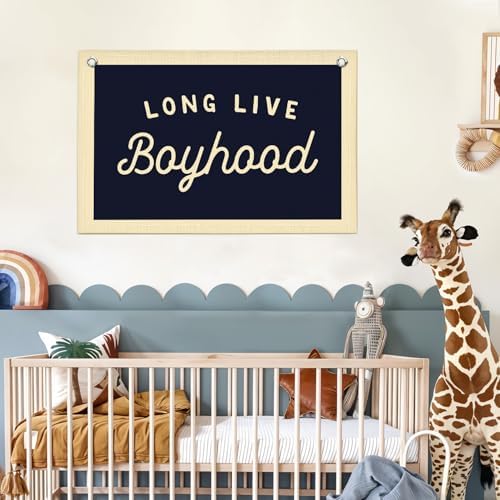 Lacama Long Live Boyhood Boys Room Decor, Boy Nursery Decor - Image 2
