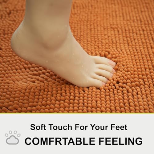 BOANKODU Toilet Rugs U-Shaped, Machine Washable, Bath Mats - Image 3