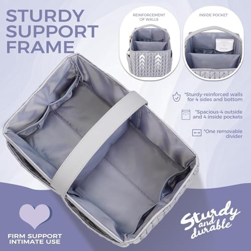 Luxurious Baby Diaper Caddy, Nursery Storage Basket - Image 3