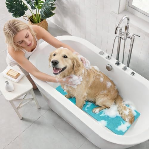 Asvin Soft Textured Bath, Tub Mat, 35x16 Inch, Phthalate Free, Non Slip Comfort - Image 6