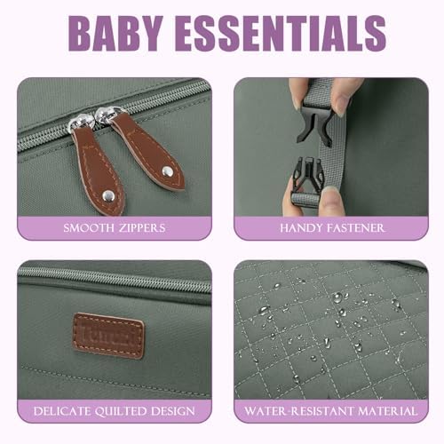 Tuwubi Diaper Bag Tote, Baby Diaper Bag - Image 4