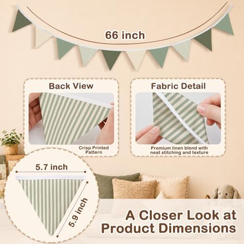 Sage Green Nursery Boys Room Wall Decor - Image 3