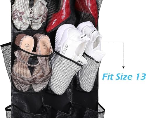 MISSLO 30 Large Pockets Dual Sided Hanging Shoe Rack - Image 3