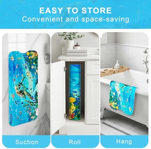 Bath Mat for Tub Non Slip Kids Bathtub Mat 40x16 Baby Bath Mat - Image 5