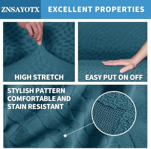 ZNSAYOTX Sofa Recliner Cover 8-Piece Super Soft Recliner Couch Covers - Image 2