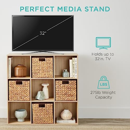 Best Choice Products 9-Cube Storage Organizer, 11in Shelf Opening, Display Shelf - Image 5