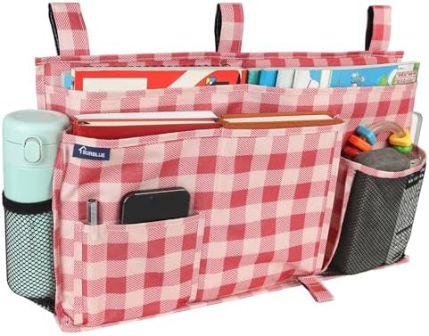 Surblue Bedside Caddy Hanging Bed Organizer Storage Bag Pocket by SURBLUE