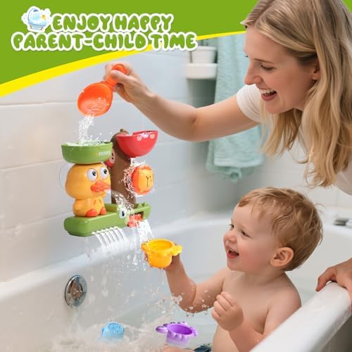 Toddler Bath Toys for Kids Ages 1-3 Waterfall Bathtub Toys for Toddlers 2-4 - Image 4