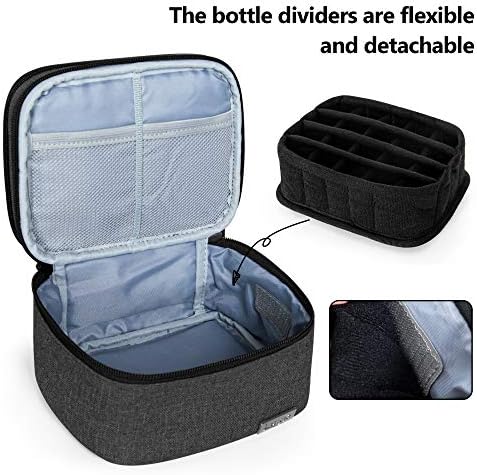 LUXJA Double-Layer Essential Oil Case Holds 20 Bottles - Image 4