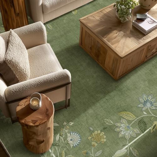 Machine Washable Living Room Rug: 4ft Round Rug - Image 2