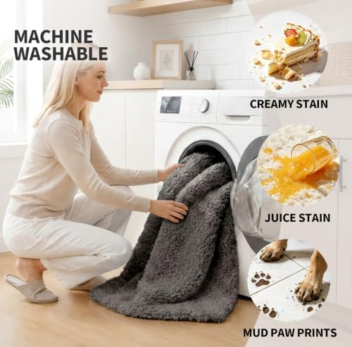 ILANGO Bathroom Rugs 70" × 24", Extra Soft Absorbent Microfiber Bath Rugs - Image 3