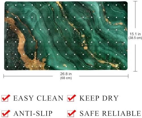 Non Slip Shower Mat Bathtub Mat 15.1x26.8 Inch, Quick Dry Bath Mat - Image 4