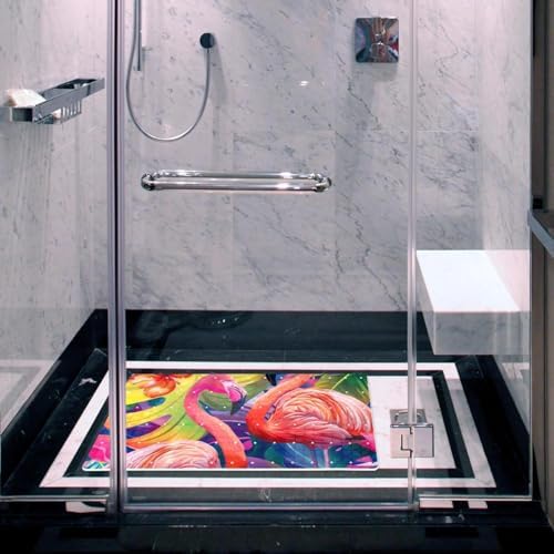 Bathtub Mat Non Slip 26.8x15.1In, Bathroom Decor PVC Shower Mats - Image 6
