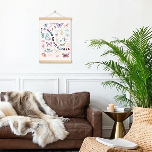 DNEULYR Colorful Insect Canvas Wall Art, Boho Entomology Bugs Wall Decor - Image 5