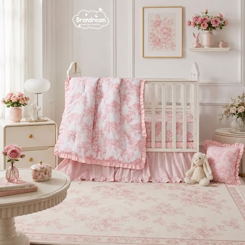 Brandream Organic Cotton Crib Bedding Set - Image 4