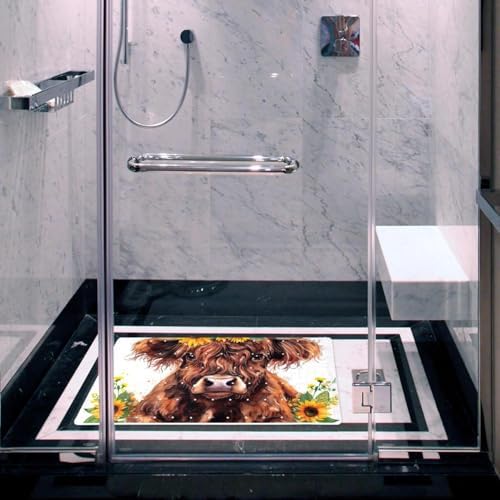 Shower Mat Bathtub Mat, 26.8x15.1 inch, Non-Slip Bath Mat - Image 6
