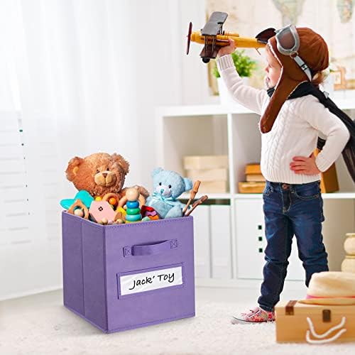 11 Inch Storage Cube, Storage bin, cube storage Foldable Fabric Cube Storage - Image 5