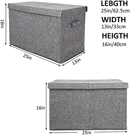2 Pack Large Toy Box Storage - Image 3