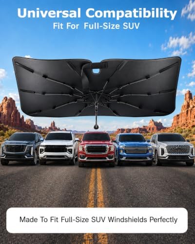 Weektic Windshield Sun Shade Umbrella - Image 5