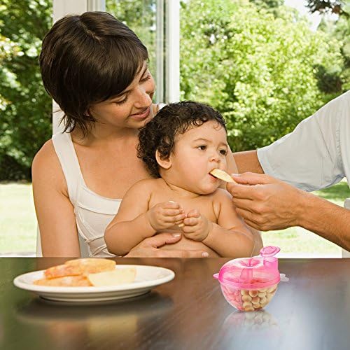 Accmor Baby Formula Dispenser for On-the-Go Feedings, Three-Compartment - Image 4