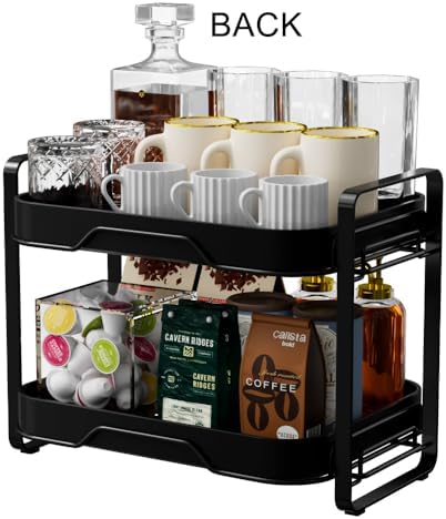2-Tier Cup Drying Rack & Coffee Bar Accessories - Image 2