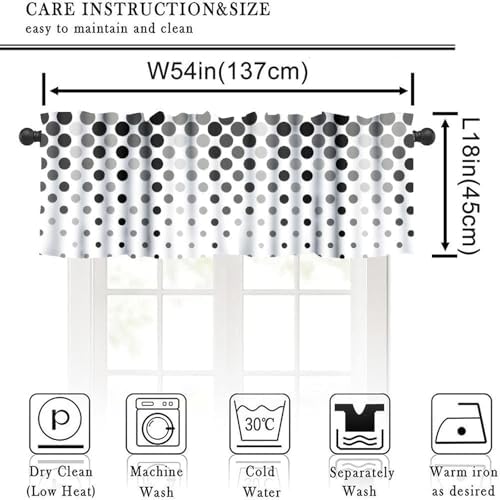 Abstract Geometric Valance Curtain - Image 5