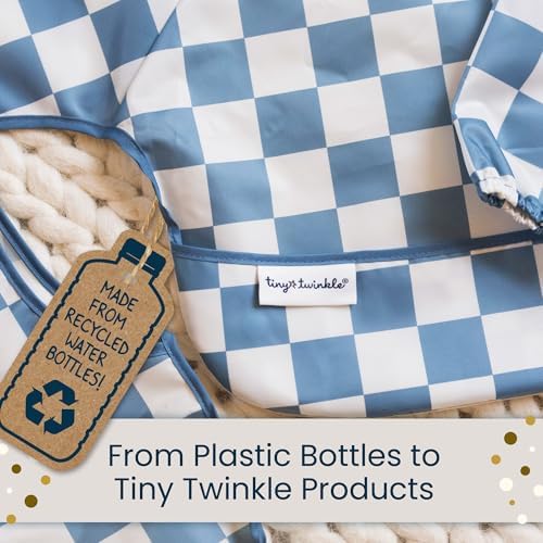 Tiny Twinkle Long Sleeve Bib for Babies & Toddlers | Waterproof Smock Bib for - Image 5