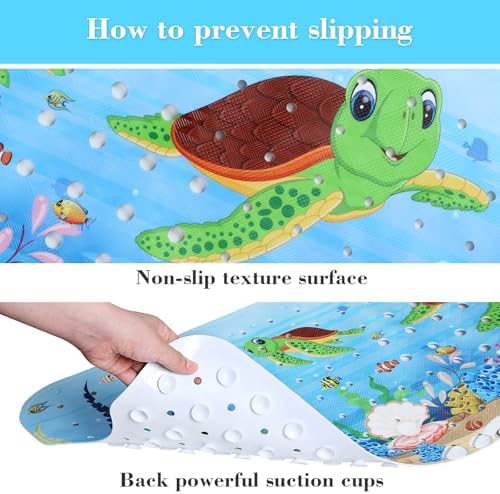 Secopad Bathtub Mat Non Slip, Cute Tub Mat - Image 3