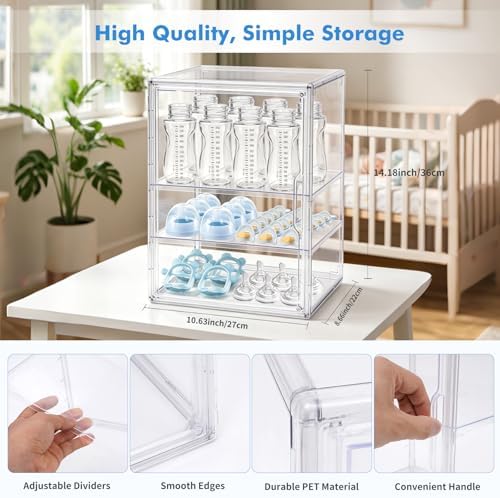 Upgraded Baby Bottle Storage Organizer - Image 4