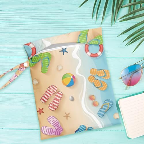 Wet Dry Bag Wet Bag for Swimsuit Water Proof Bags for Beach Wet Bags for Baby - Image 4