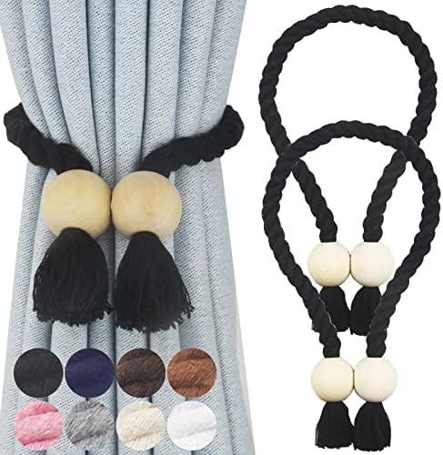 Magnetic Curtain Tiebacks Decorative Tie Back Drapes Holdbacks Nieffeiy by CurtianTiebacks