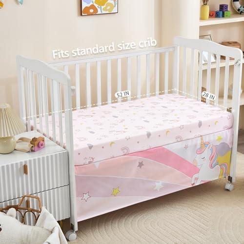 3-Piece Crib Bedding Set for Girls - Image 4
